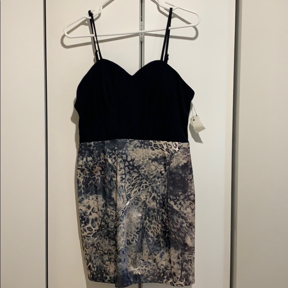 Akira animal print skirt dress